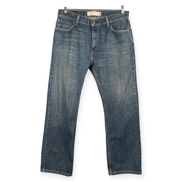 Levi's Other - Levi’s 505 Jeans Men’s 34x30 Blue Regular Fit Straight Leg Denim Distressed
